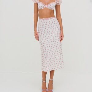 NWT FOR LOVE & LEMONS
Robin Midi Skirt